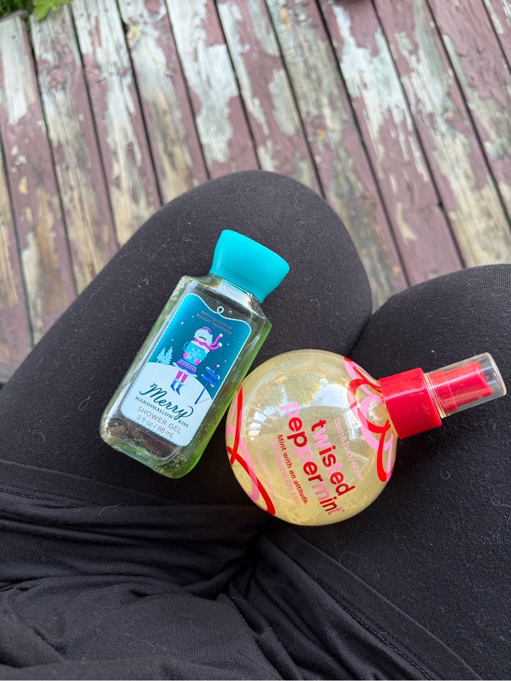 Twisted Peppermint Shimmer Mist & Merry Marshmallows Shower Gel Set